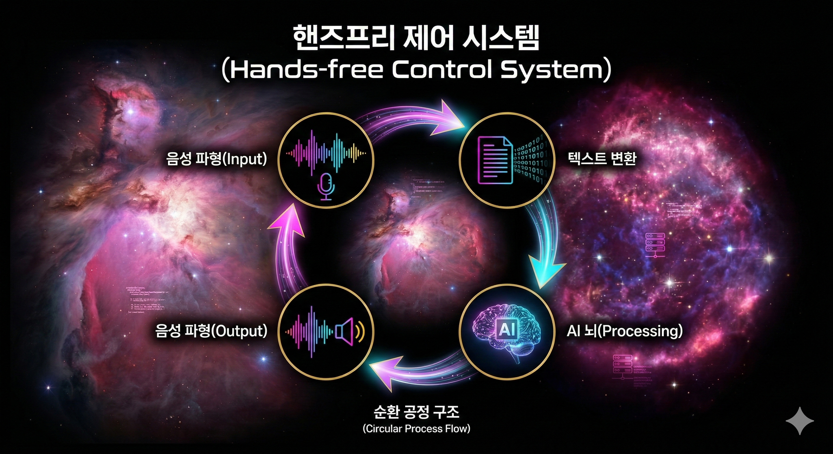 음성 비서 다이어그램