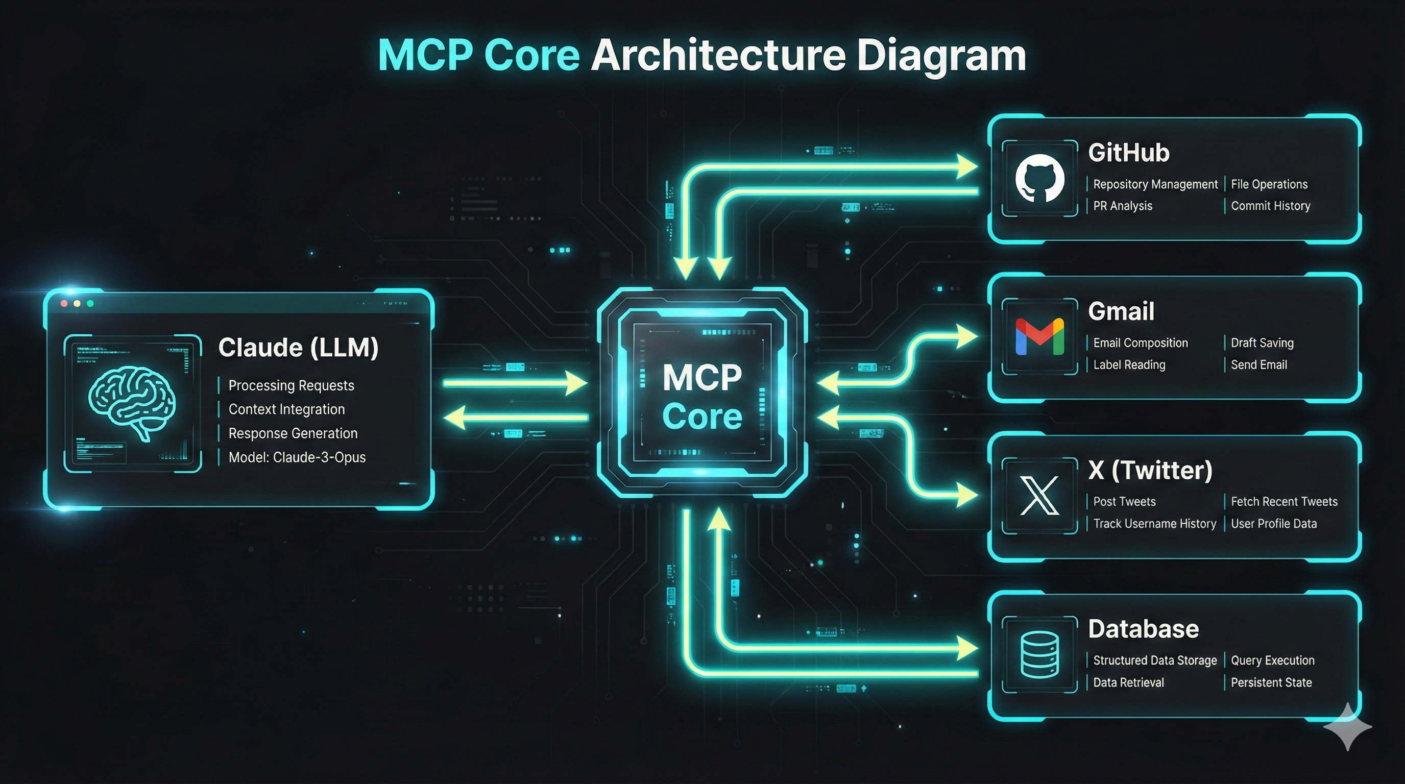 MCP Core Architecture Diagram
