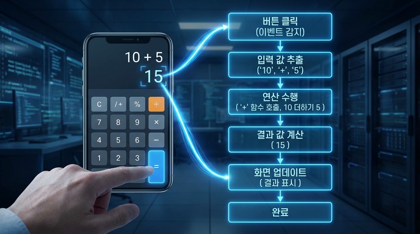 자바스크립트 계산기 로직