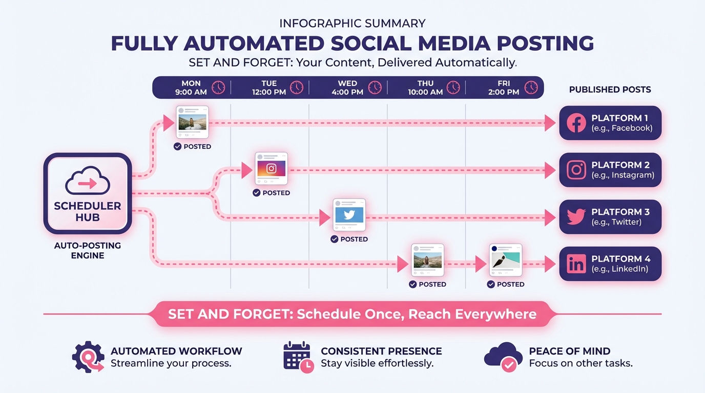 자동으로 업로드된 4개 채널 포스팅 예시